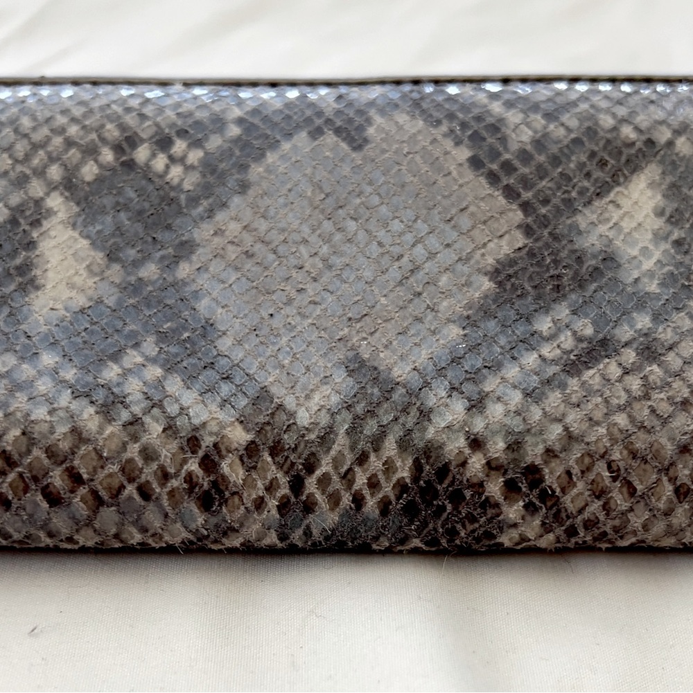 Coach Campbell Embossed Python Turnkey Wallet - image 2